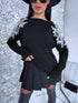 Jumper "FESTIVE W2405" - BLACK